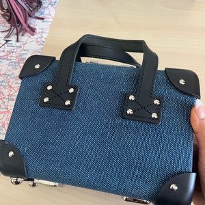 Steamline Luggage The Editor in Navy Mini